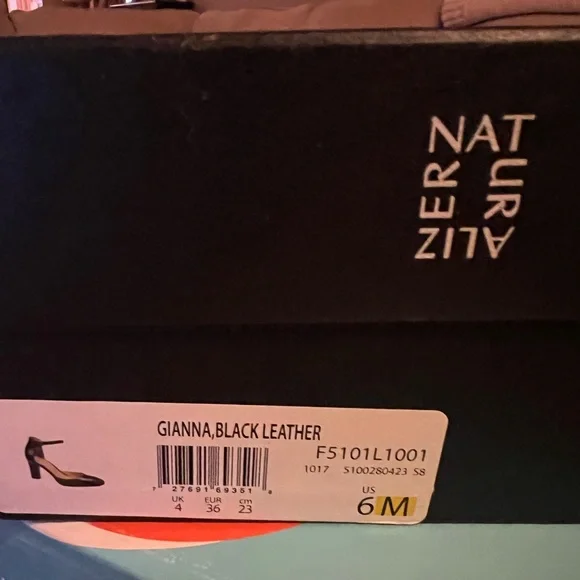 Naturalizer Gianna, black leather FS101L1001 Women’s Size 6 - Picture 3 of 8